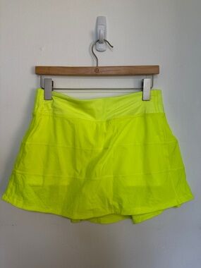Pace Rival Skirt - 8 - Highlight Yellow